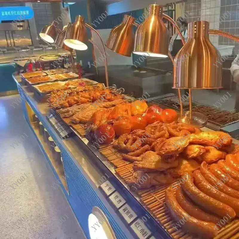 

Food Heat Lamp Single/Dual Head for Restaurant Catering Buffet Food Warming