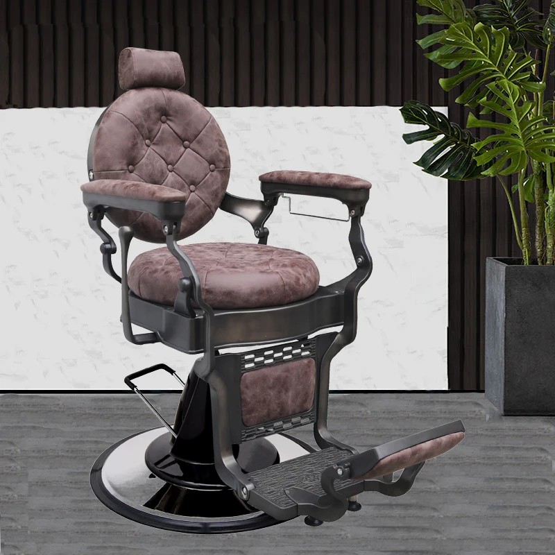 

European Style Colors Available Salon Antique Chairs Aluminum Metal Hairdressing Barber Chairs