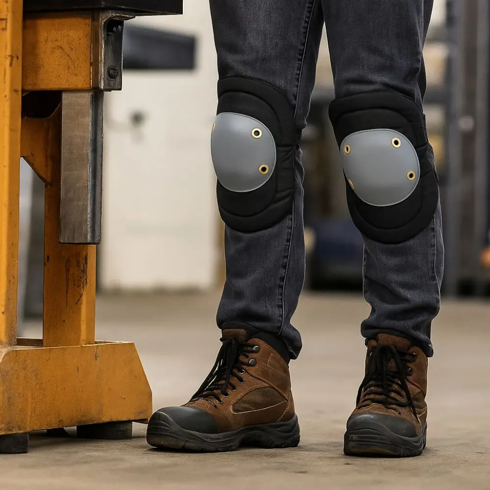 

Soft Work Knee Pads Protective Padding Black Professional Knee Pads Adjustable Straps Protective Knee Pads Mountaineer