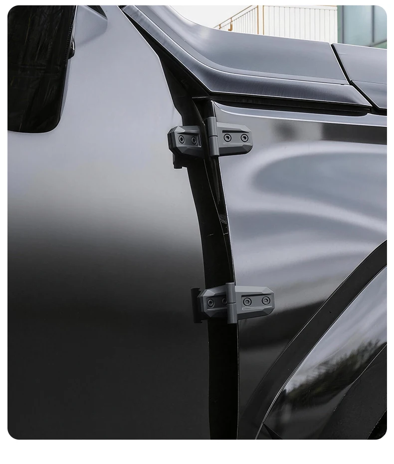 Universelle ABS-Offroad-Auto-Außenscharnierverkleidung, einfache Installation für SUV, Pickup, Limousine, Außenstyling und Außenzubehör – Detail 15