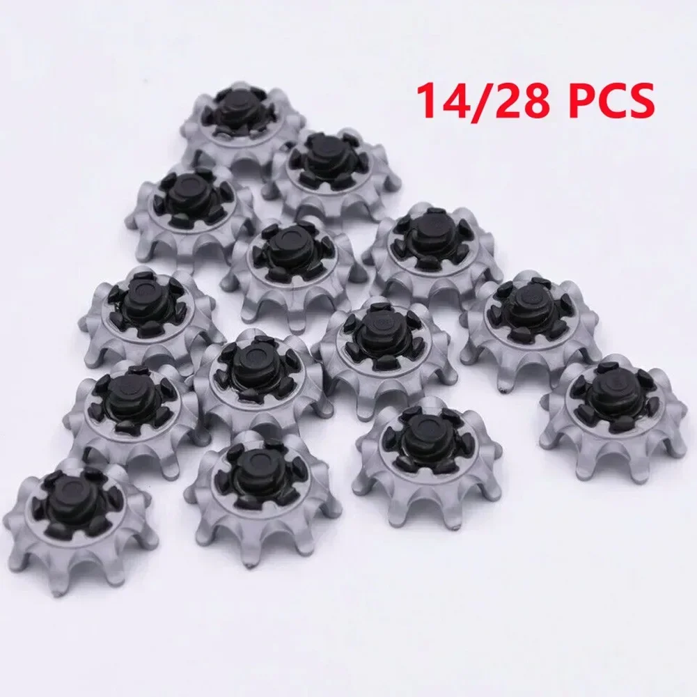 42pcs Hot Sale Newest Protable Reliable Durable Golf Spikes Golf Soft Shoes Spikes Studs TPU 14/28 Pcs Cleats For FootJoy