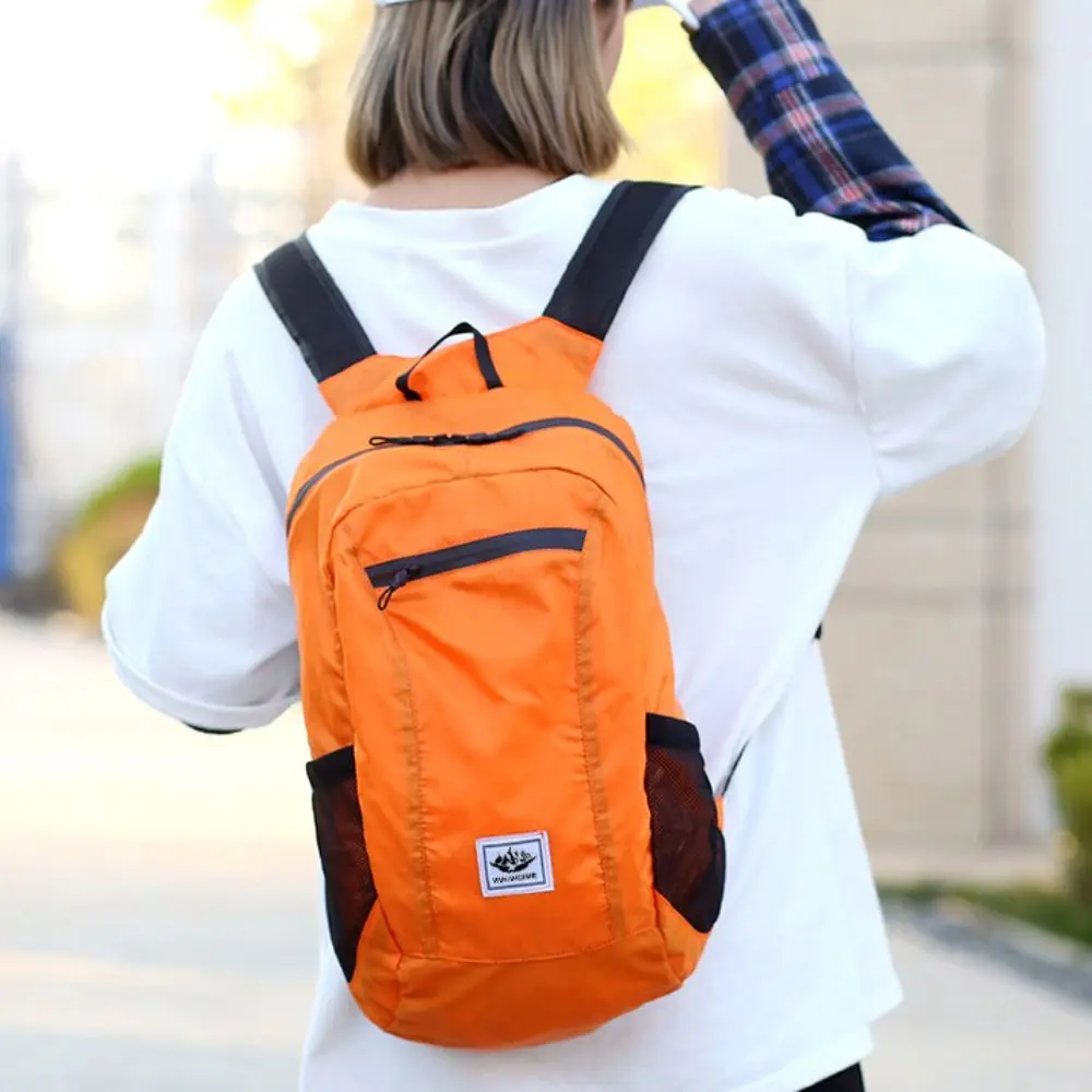 

Складной рюкзак большой вместимости, водонепроницаемая сумка для альпинизма, спортивный рюкзак из ткани Оксфорд, легкая нейлоновая сумка