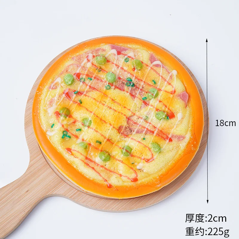 Fake Sausage Shrimp Pizza Artificial Food Model Western Restaurant Cafe Display Prop Film TV Shooting Prop Fake Food Decoration