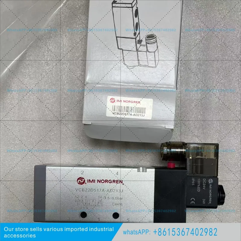 VCB22D517A-AD213J, Norgren, Pilot Operated Solenoid Valve, G1/2 'Thread, 24DC