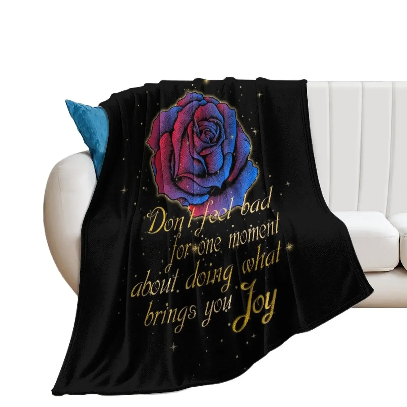 

ACOTAR. A Court of Thorns and Roses. Best ACOTAR design gift for ACOTAR series fans. Roses-Blue2. Throw Blanket Softest Blankets