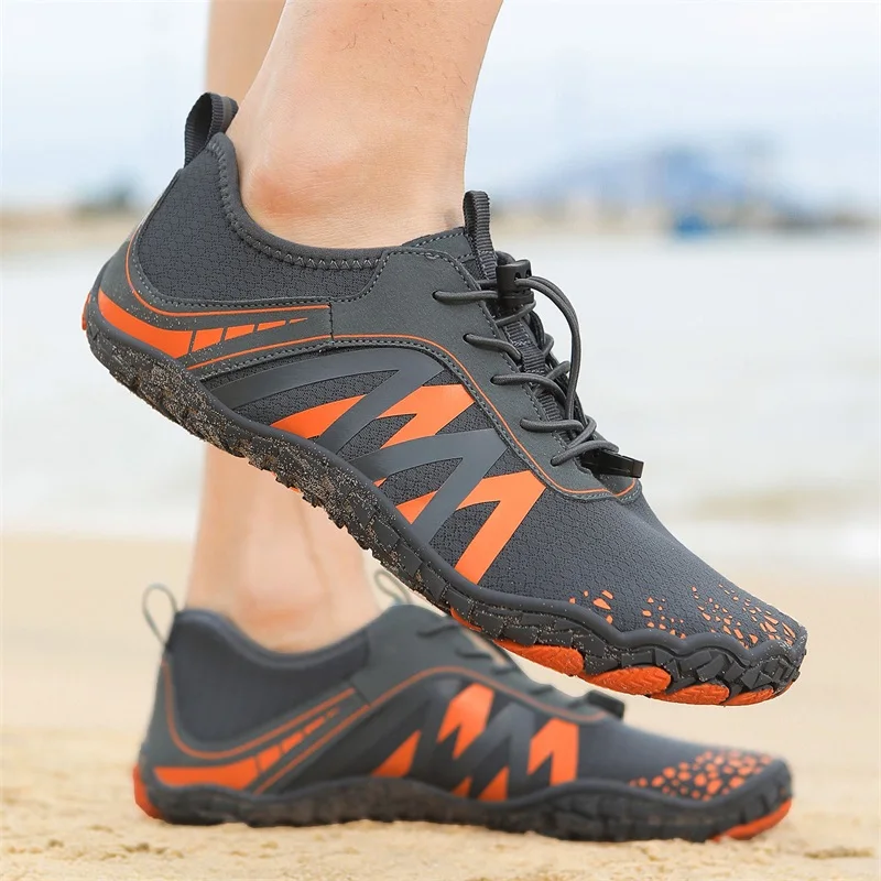 Mens Water Shoes Barefoot Quick Dry Aqua Swim Shoes Slip-on Soft Sports Women Outdoor Shoes for Pool Beach Surf Walk Water Yoga