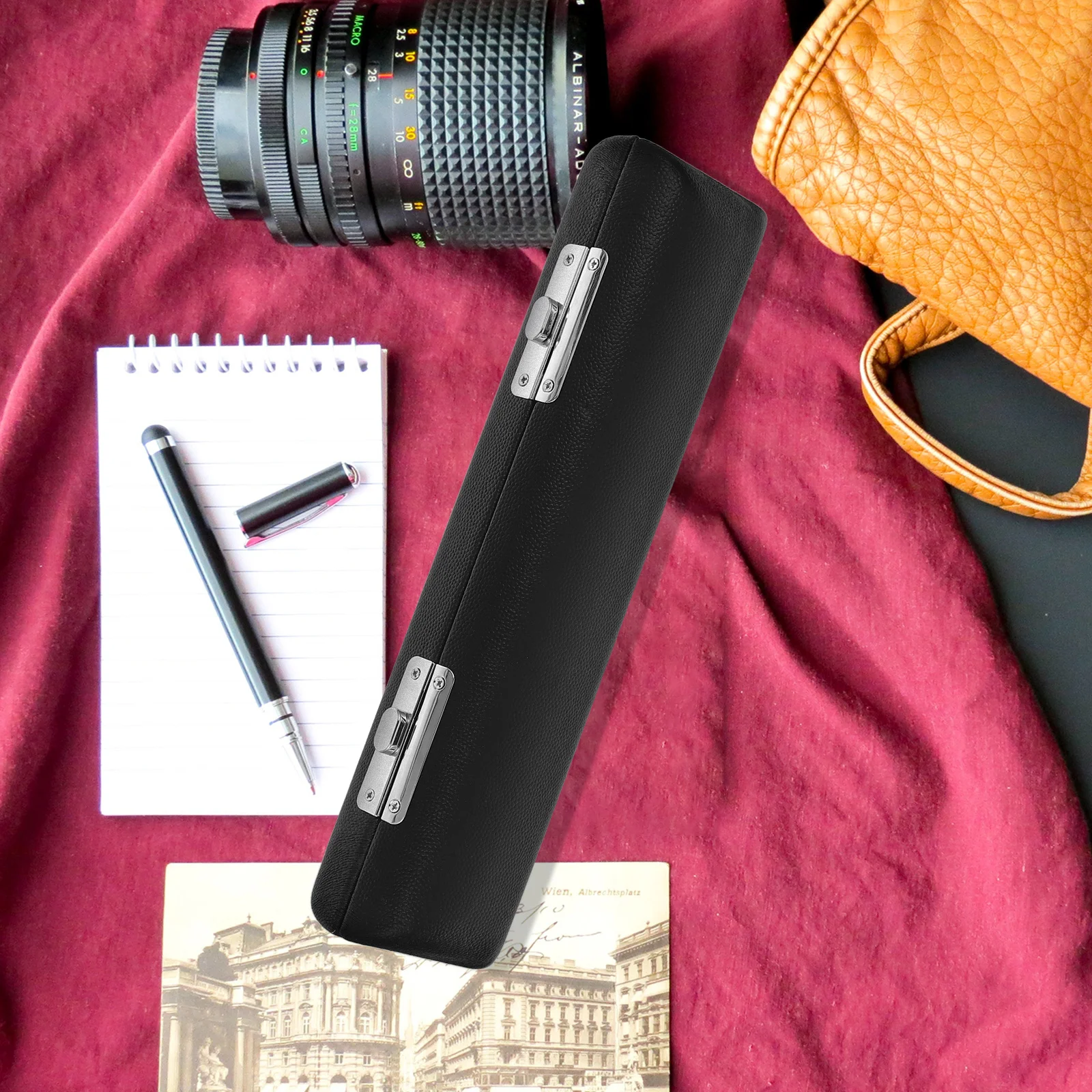 

Piccolo Storage Flute Case Wood Durable Storage For Flute Piccolo Lightweight Instrument Case