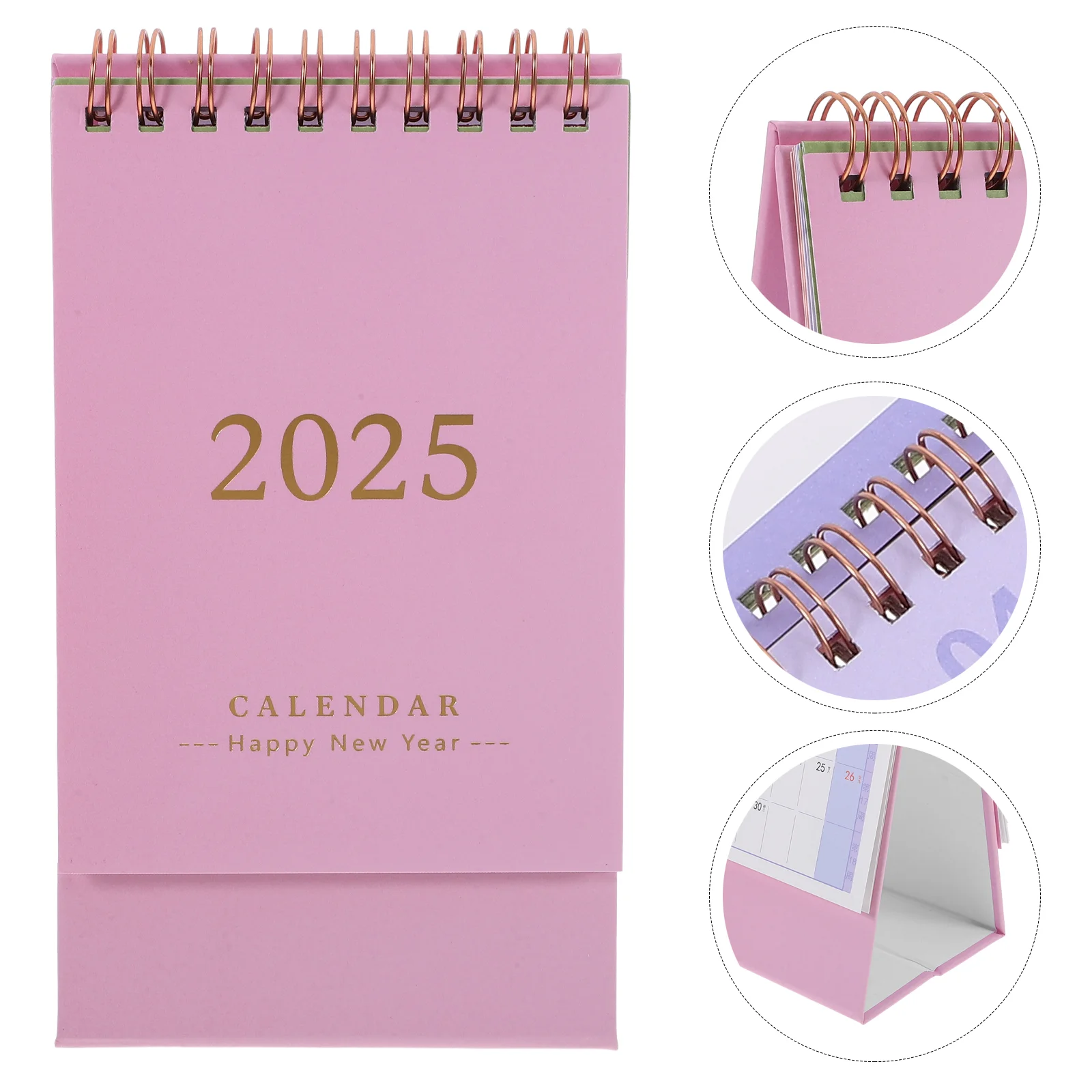 

2025 Desk Calendar Small Perpetual Calendars Desktop Monthly Planner 2024-2025 Flip Table Vertical Display Run and Fresh