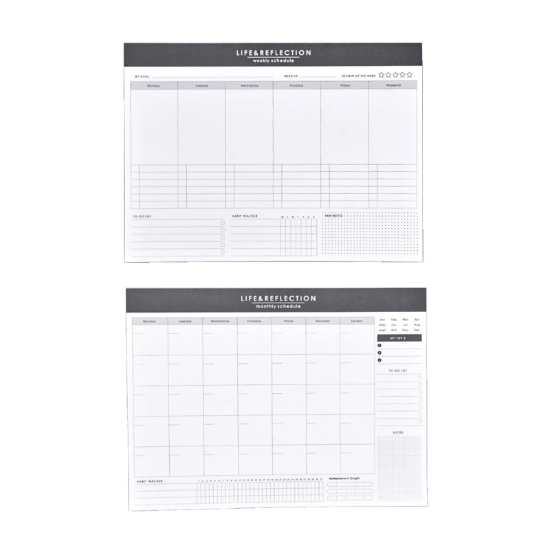 

Tear off Weekly Planner Notepad Undated Planner Sheets Schedule Pad Dropship