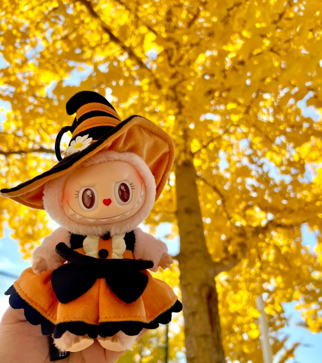 

100% подлинный POP MART The Monsters Mokoko Magic of Pumpkin, виниловая плюшевая подвеска, декор, подушка, подарок для дома или декора стола