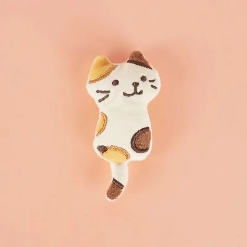 Kawaii Kitten Plush Bag Pendant Mini Cat Plush Doll Cartoon Plush Doll Bag Charms Soft Animal Stuffed Student Gifts view 3