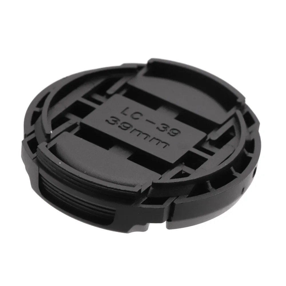 Universal 37mm 39mm 40.5mm Center Pinch Snap-on Front Lens Cap Plastic For Canon Nikon Sony Fujifilm