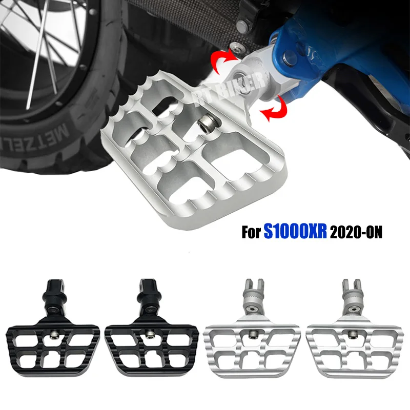 

For BMW S1000XR S1000 XR S 1000XR S 1000 XR 2020-2022 Motorcycle Front&Rear Rotatable FootRest Foot Pegs Footpegs Rests Pedals