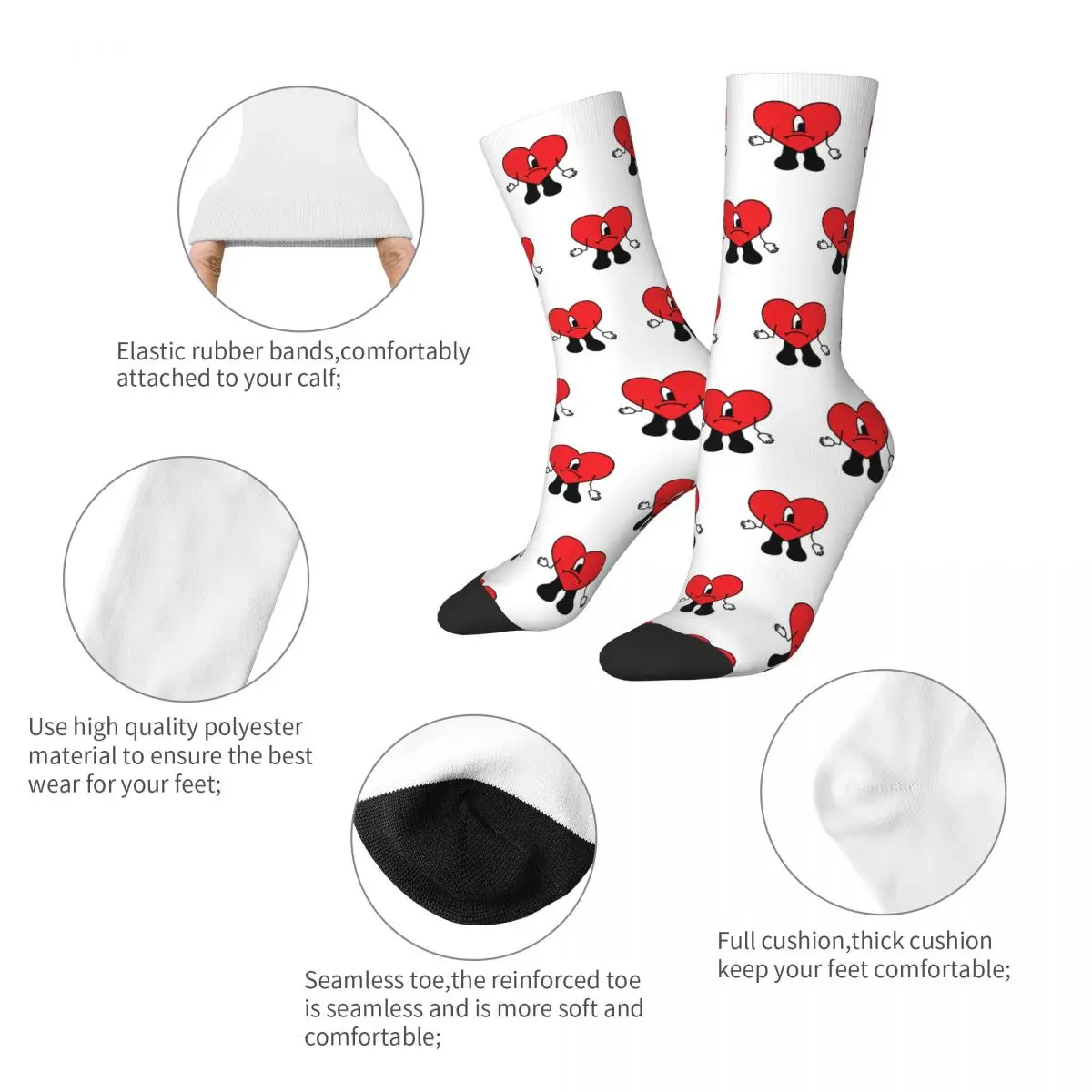 Un Verano Sin Ti Cartoon Sokken Mannen Vrouwen Casual Slechte Bunny Sokken Nieuwigheid Lente Zomer Herfst Winter Kousen gift