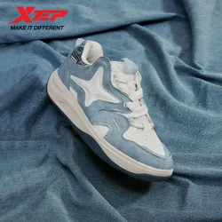 Xtep STAR-X Skateboarding Shoes For Women 2025 Spring Casual Lightweight Sports Shoes Vintage High Street Sneakers 875118310014