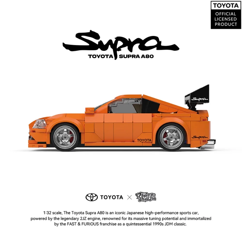 Ville vitesse voiture Champion Supercar technique dérive course JDM sport véhicule Kit de construction avec boîte d'affichage jouets cadeau pour enfant adulte