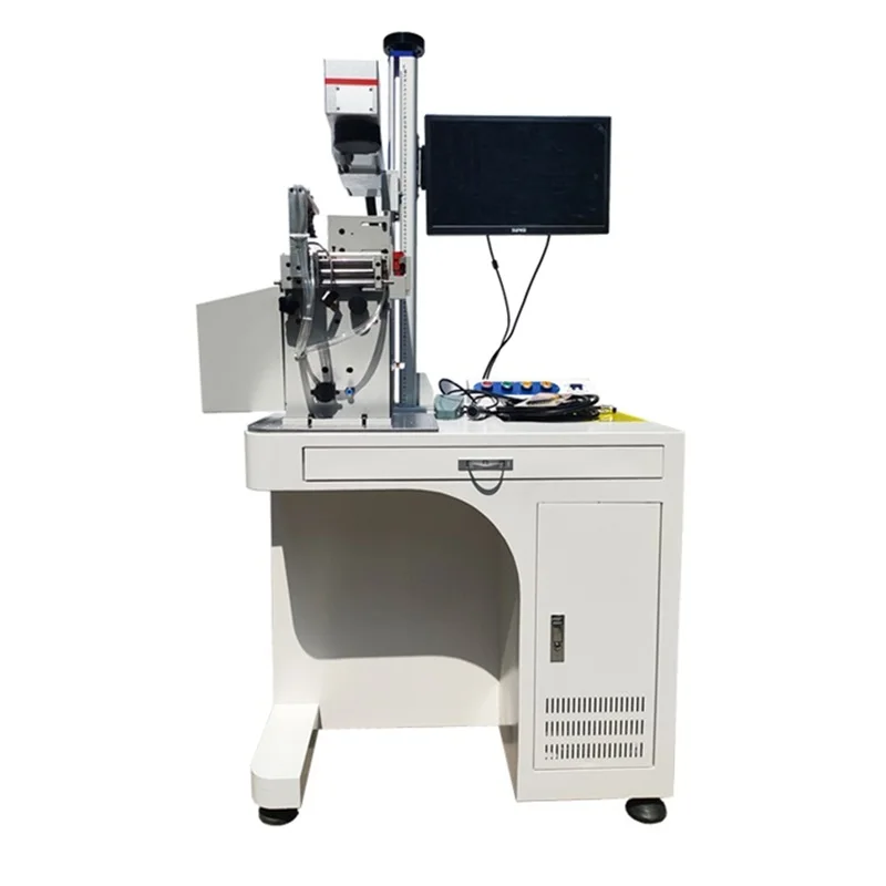 Chuko 10w metal and plastic nameplate UV marking machine