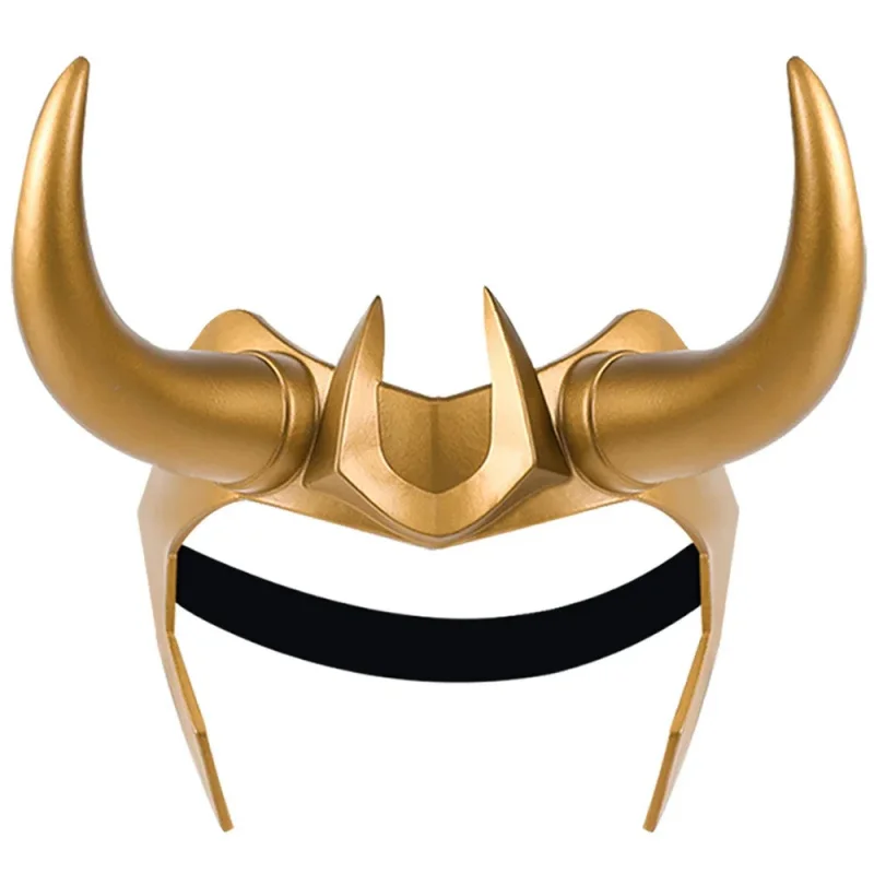 CyRagnarok Loki Helmet Horns Latex Crown Mask Halloween Cosplay Costume Props for Adult Men Women Anime view 6