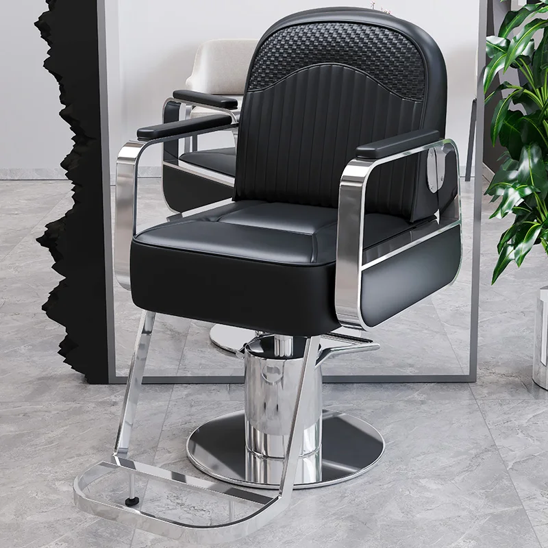 Nordic Lift Kapper Stoelen Moderne Eenvoudige Ergonomische Perm Schoonheidssalon Stoel Specialiteit Draaibare Salon Meubels Cadeira Mocho FYBC