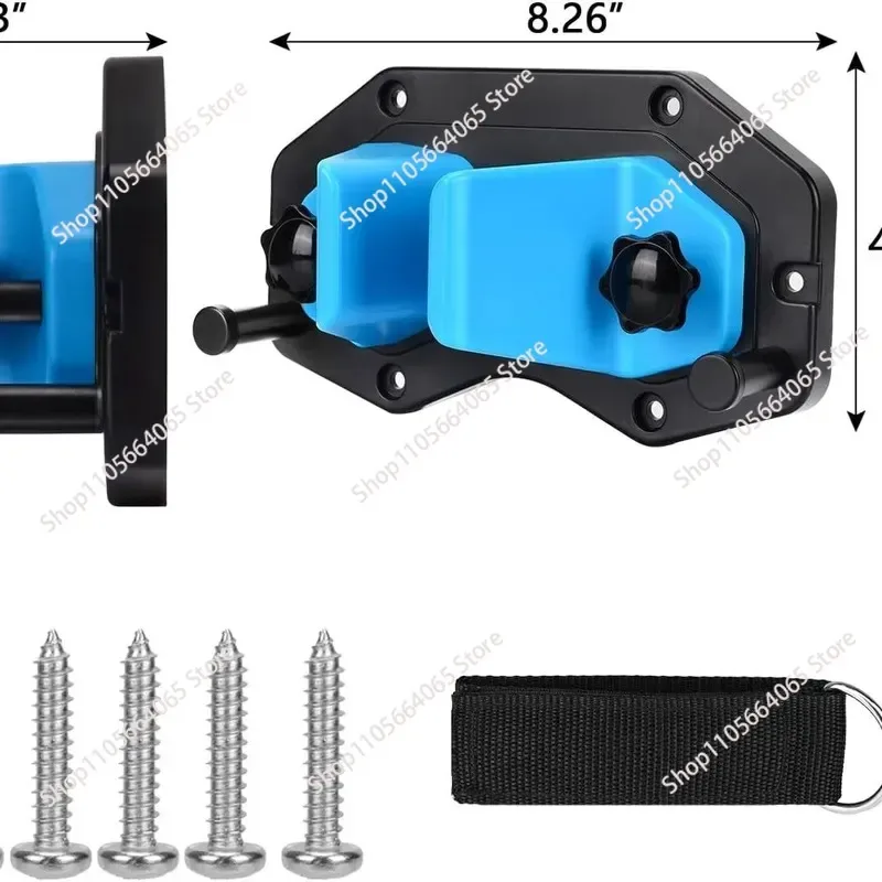 6 Piece Snowboard Wall Mount Storage Rack for Snowboard and Ski Board Display Holder Perfect for Home Garage Organization