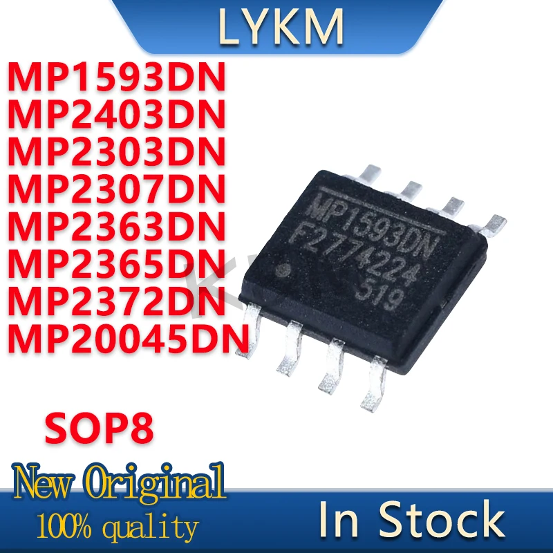 (10piece) New Original MP1593DN MP2403DN MP2303DN MP2307DN MP2363DN MP2365DN MP2372DN MP20045DN -LF-Z SOP8 chip In Stock