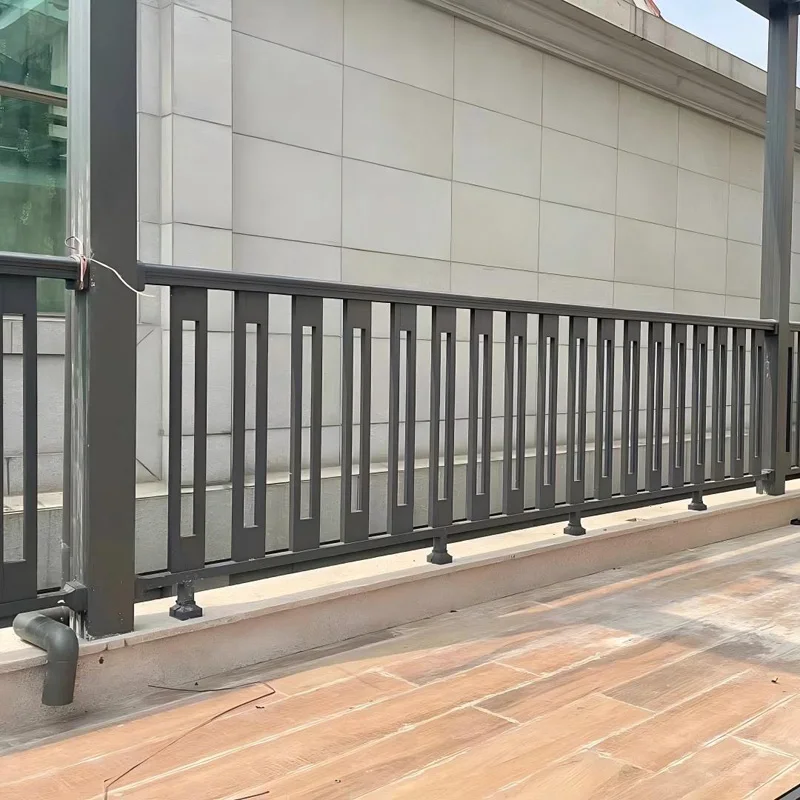 Customization Balcony Metal Railing Balustrade Outdoor Galvanized Steel/Aluminum Alloy Rooftop Terrace Art Decorative Trellis