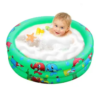 Circular swimming pool three-layer water fountain toys Kiddie toddler outdoor pool design quick drainage for girl/boy outdoor