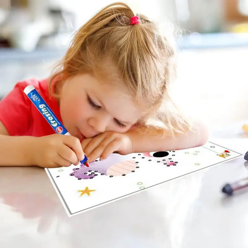 Magical Tracing Workbook Reusable ตัวอักษร Copybook ปากกาการฝึกอบรมหนังสือเด็กของเล่นเด็กการศึกษาเครื่องเขียน