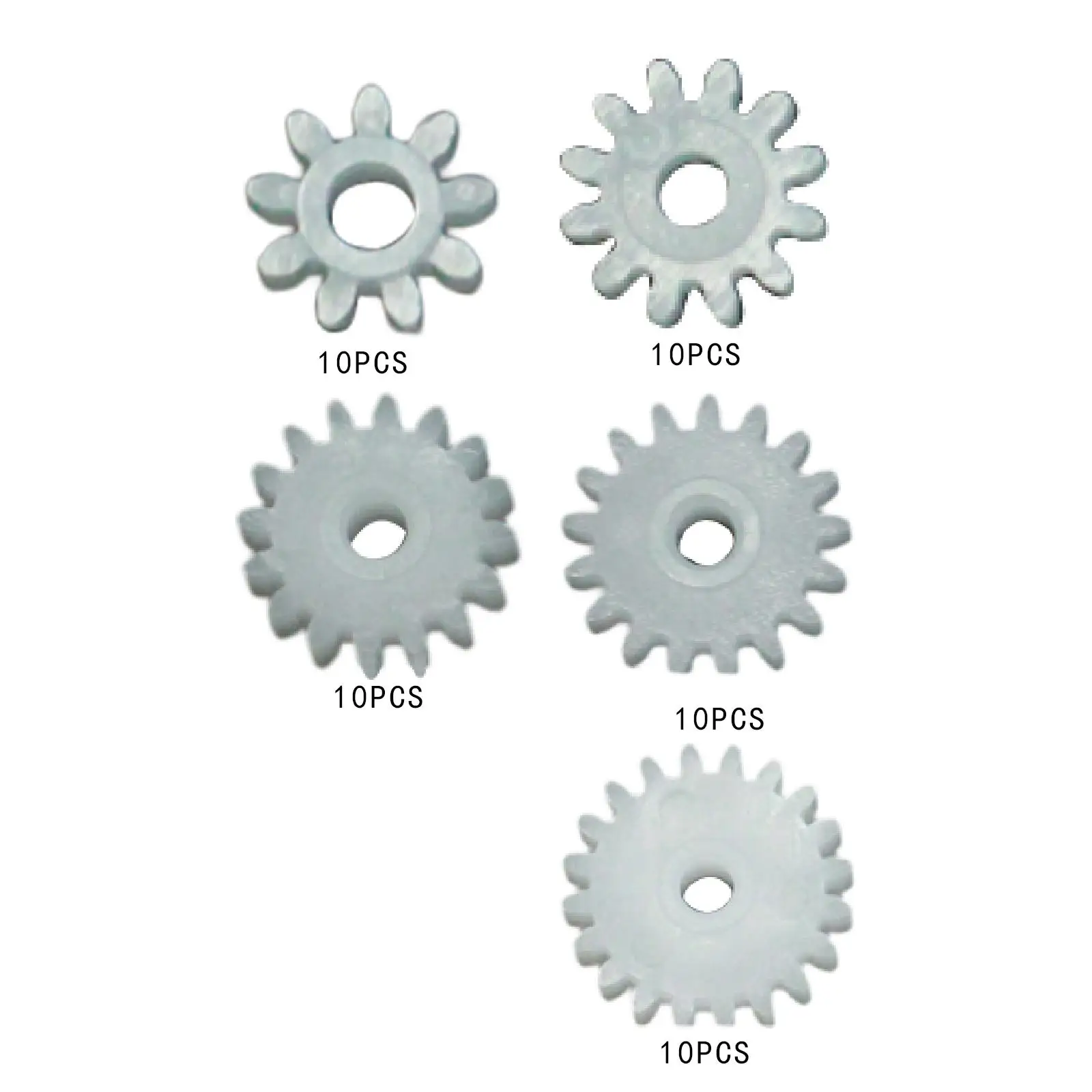 10 יחידות החלפת שכבת הילוכים יחידה, אביזרי רכבת מקצועיים בקנה מידה HO לשדרוג רכבות מודל 1/87