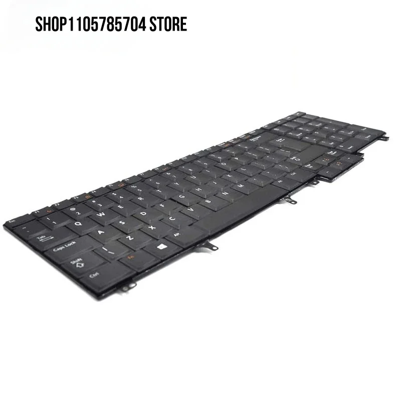 Replacement Keyboard Without Pointer Compatible with Dell Latitude E5520 E5520m E5530 E6520 E6530 E6540 Precision M4600+d