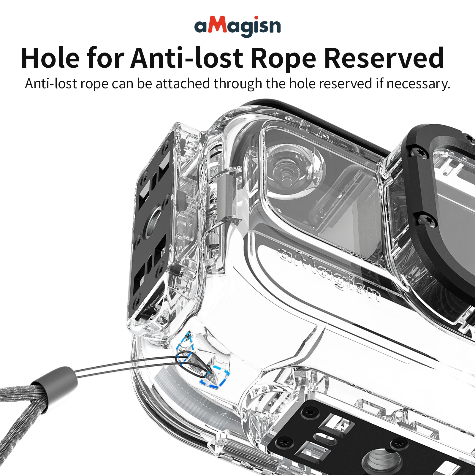 60M Waterproof Housing Case For Insta 360 Ace Pro 2/Ace Pro/Ace Anti-Scratch Diving Cover Sports Camera Accessories