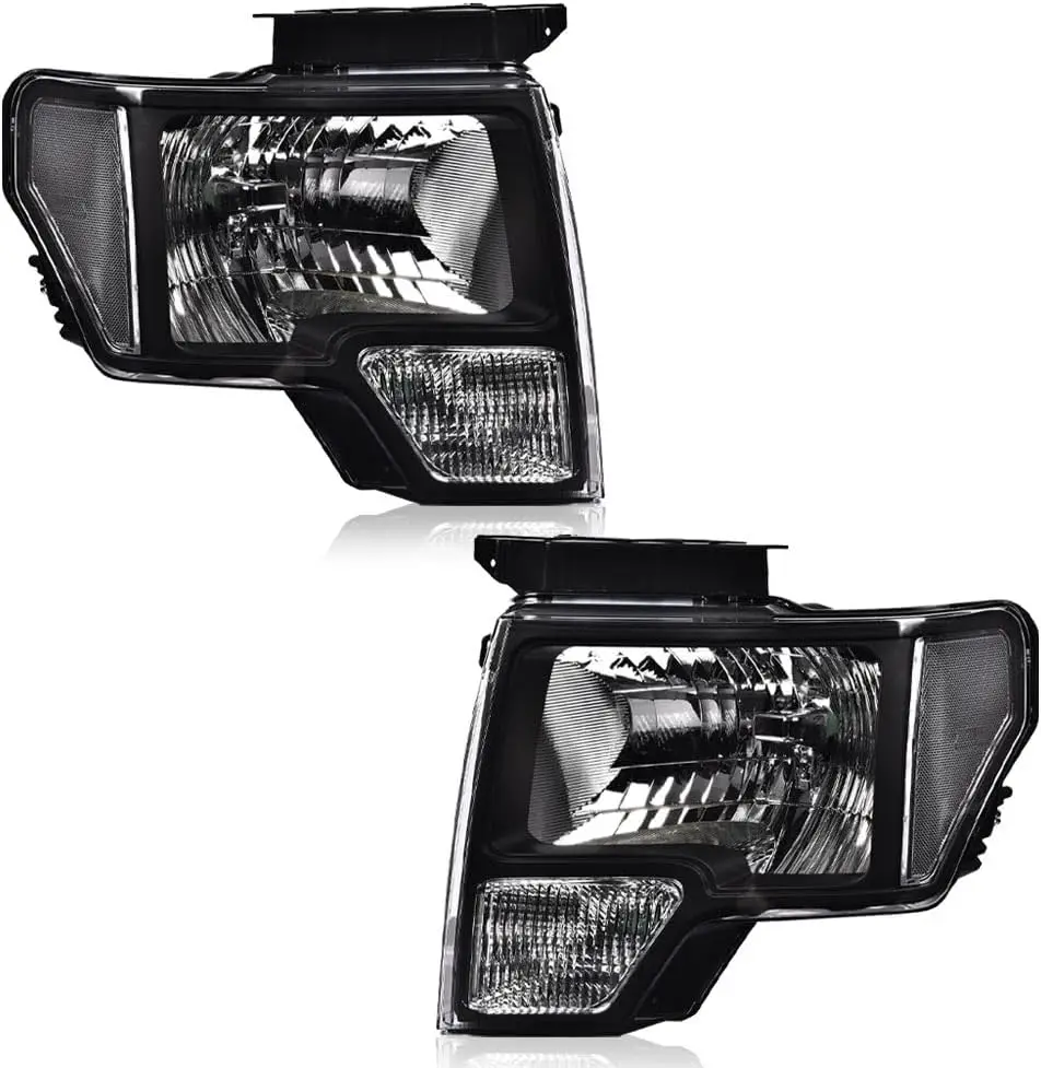 

Фара в сборе, совместимая с Ford F150 09-14, фарами со стороны водителя и пассажира 2009-2014, прозрачные линзы, черный корпус Cle