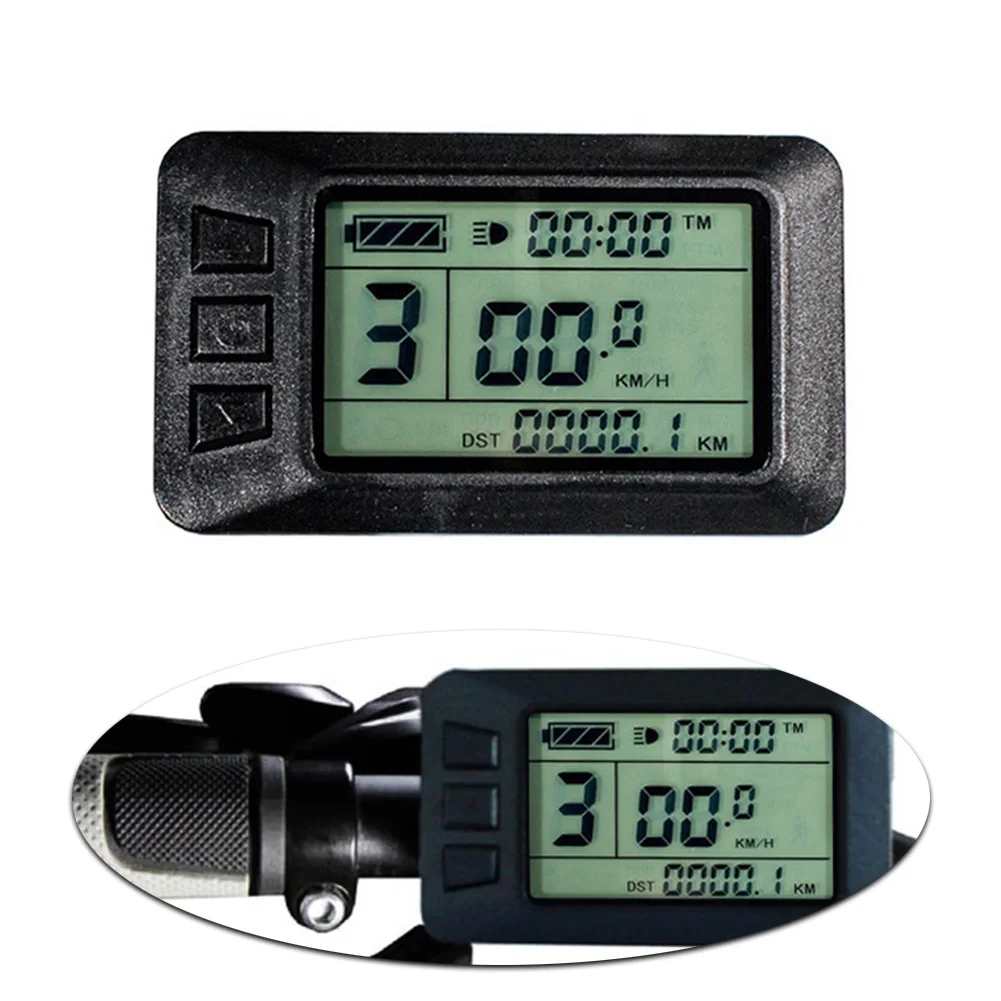 

Parts E-bike KT-LCD7 USB Display Meter Cycling Panel USB Interface 150mm Accessories Display Meter Electric Bicycle