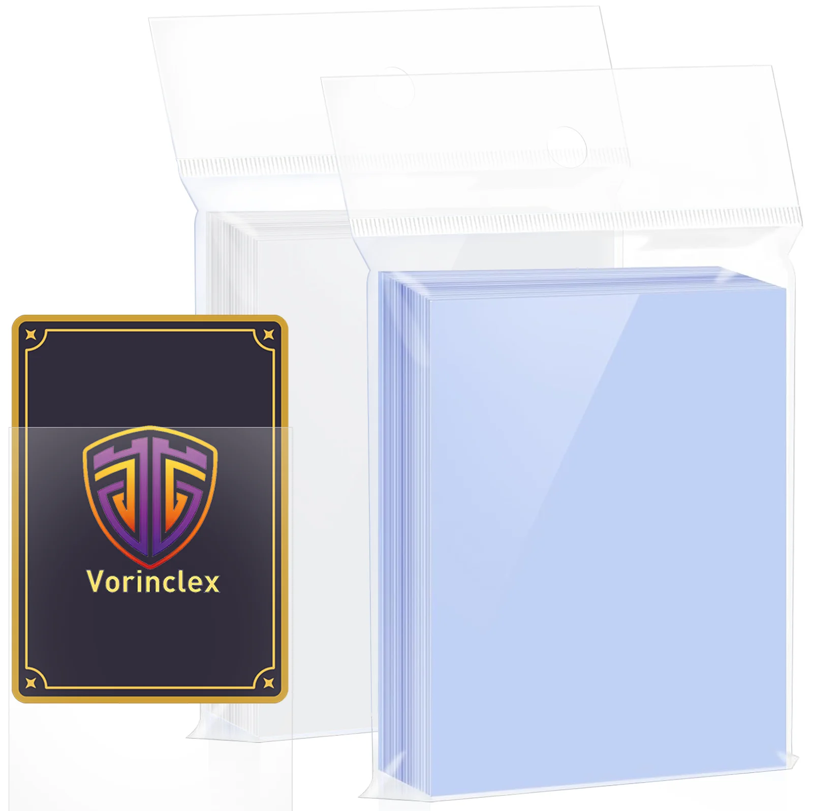 100-200 個 65*90 ミリメートル青色光と透明性カードフィルムカードスリーブカードプロテクター防水収納 MGT/PKM/PTCG カード用