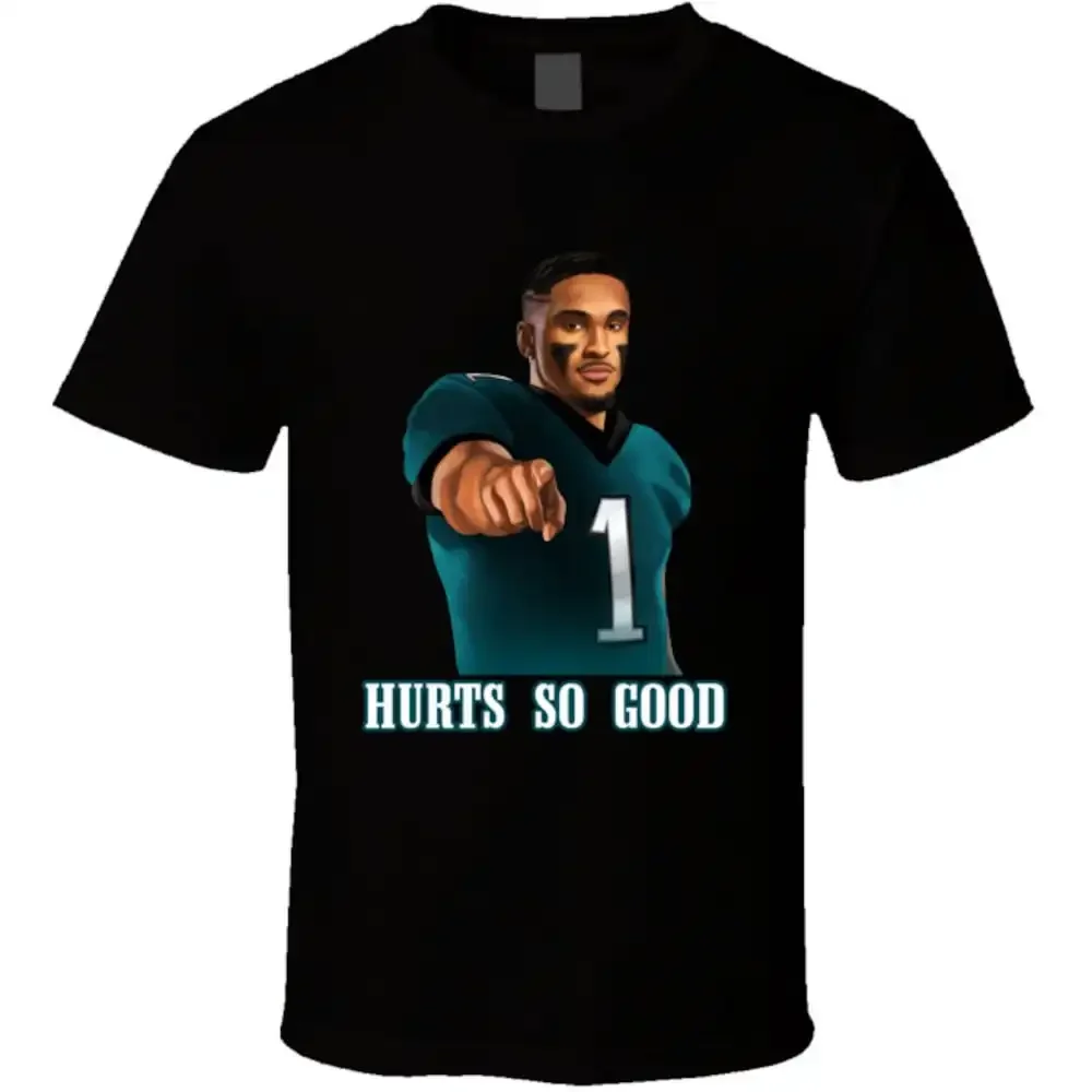 Jalen Hurt Hurts So Good Philadelphia Football Sports Fan T Shirt