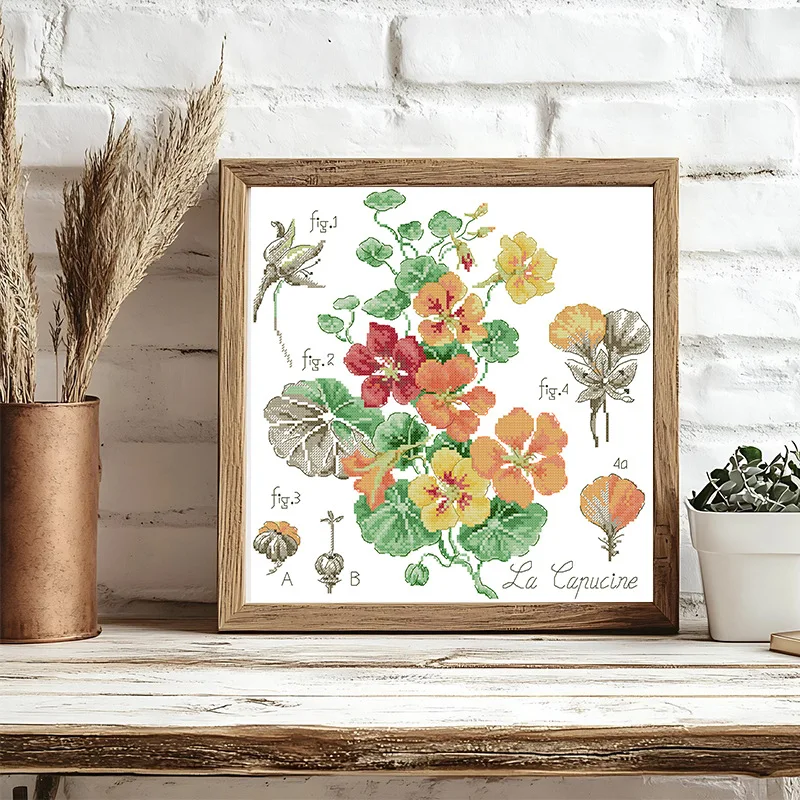 

Soulgift Stamped Pre-Printed Cross Stitch Kits, 9CT/11CT/14CT/16CT DMC Threads, Easy To Follow - Legend-Drought Lotus