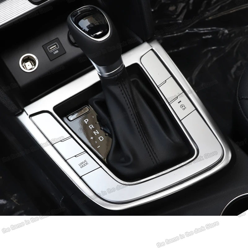 car gear control panel trims for hyundai elantra 2016 2017 2018 2019 2020 avant accessories AD auto decoration interior styling