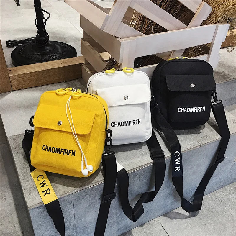 Shoulder Bag for Women Handbag CrossBorder Canvas Leisure Fashion zipper Bag Ladies Embroidered Han Female Pocket Purse