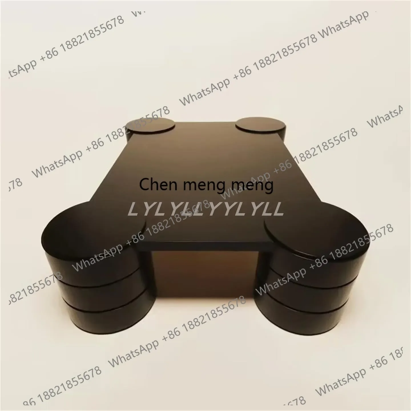 07M Italian minimalist solid wood rectangular coffee table living room coffee table retro French tea table