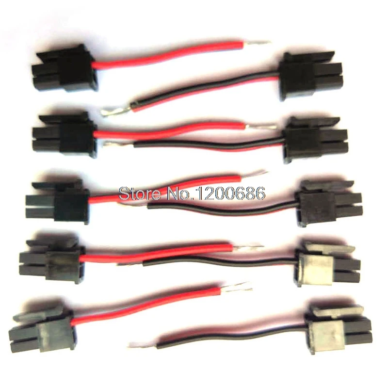 5CM 22AWG Molex P/N 43025-0400 4 Pin Molex Micro-Fit 3.0 dual row (4 Circuits) Male 5 cm long cable  Pin 3 (-) pin 4 (+)