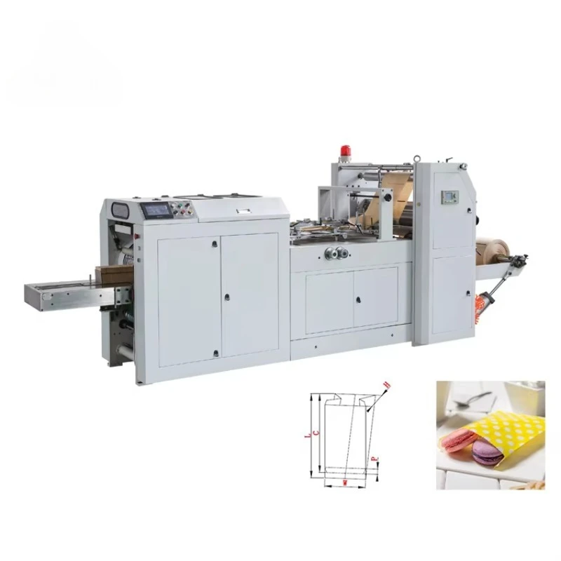 YG Fully Automatic V-bottom Kraft Paper YG400 YG2700 Paper Bag Shopping Bag Manufacturing Machine Paper Bag Machine