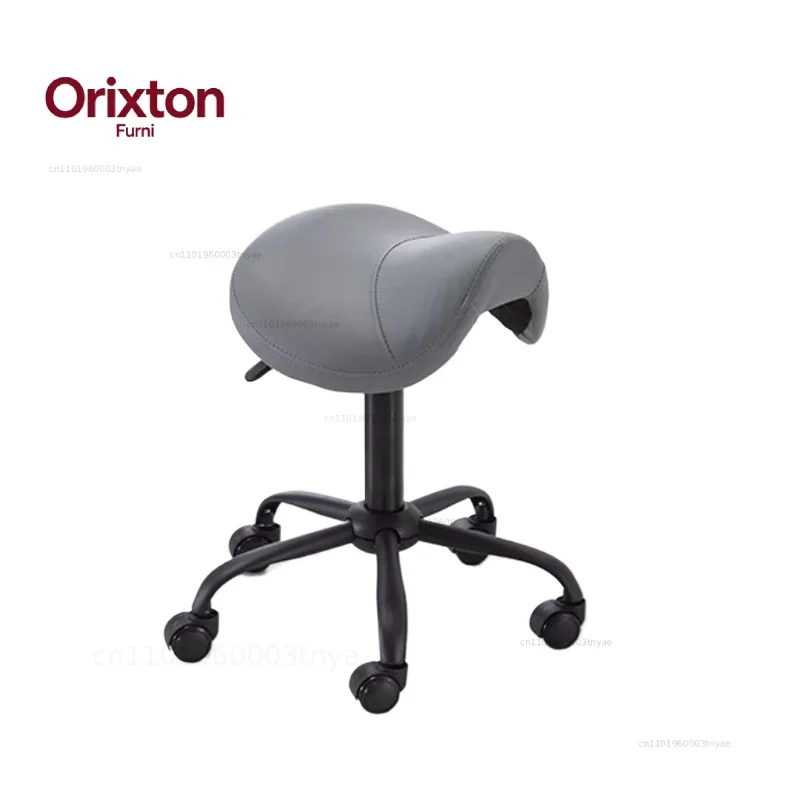 beauty-salon-saddle-stool-360°-swivel-hydraulic-lift-chair-ergonomic-dental-work-seat-anti-fatigue-salon-stool-with-pu-cushion