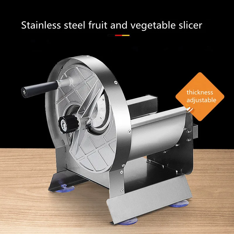 Potato Slicer Commercial Lemon Cutter Lotus Root Manual Vegetable Cutting Fruit And Vegetable Milk Tea Shop Fruit Slicer