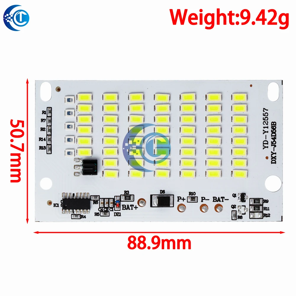 25w 40w 60w 100w LED outdoor solar energy 5730 high brightness bead projection light  integrated light source light panel contro