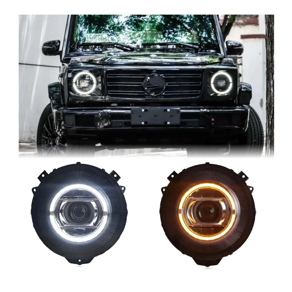 

G-Class W463 W464 2019-2025 Upgrade Headlights LED for Benz G350 G500 G63 Head Lamp Assembly Bifocal Len LHD RHD Accessories