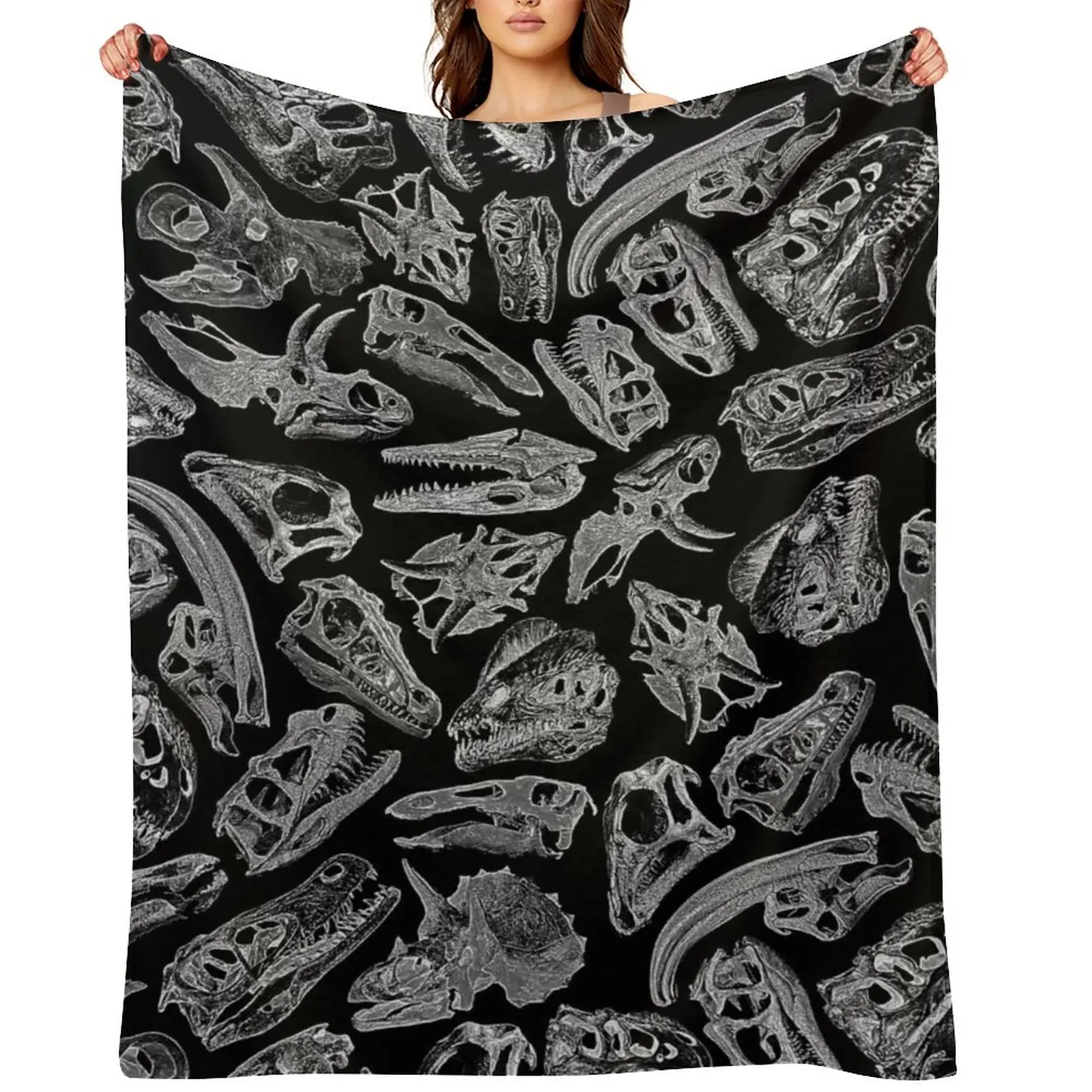 

Paleontology Dream II Throw Blanket Blankets For Sofas Decorative Sofas blankets ands Summer Beddings Blankets