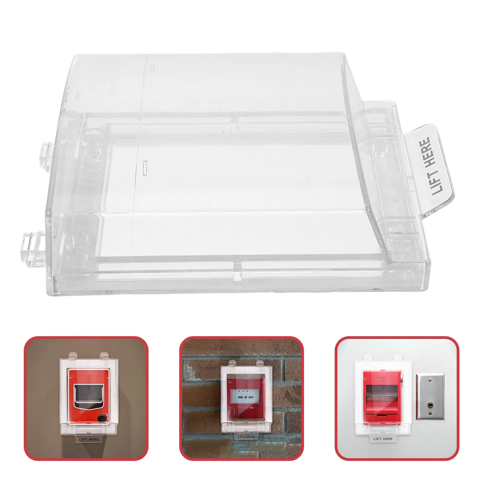 Alarm Switch Protective Cover Emergency Fire Reset Protector Panel Manual Button