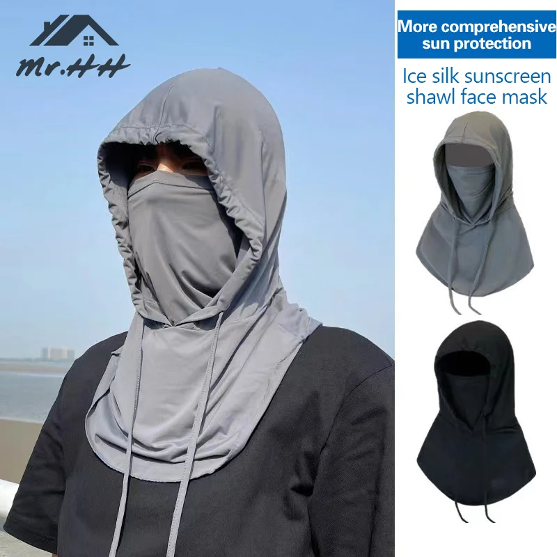 Balaclava Mask Wearable Blanket Sun Protection/UV Protection Breathable Long Neck Cover For Cycling Motorcycle Fishing Masks