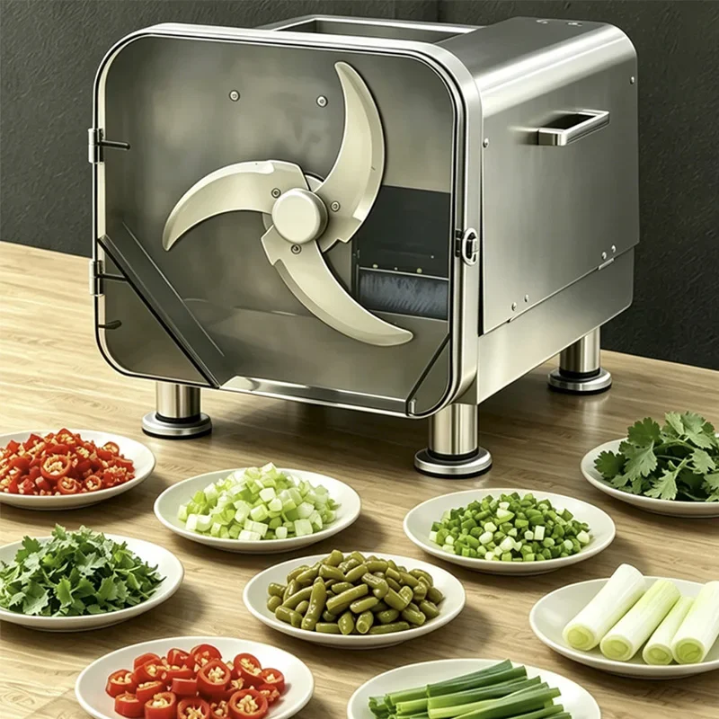 Multifunctional Food Processor, Vegetable Slicer, Automatic Compact Slicer, Chili Ring Slicer, Commercial Meat Slicer