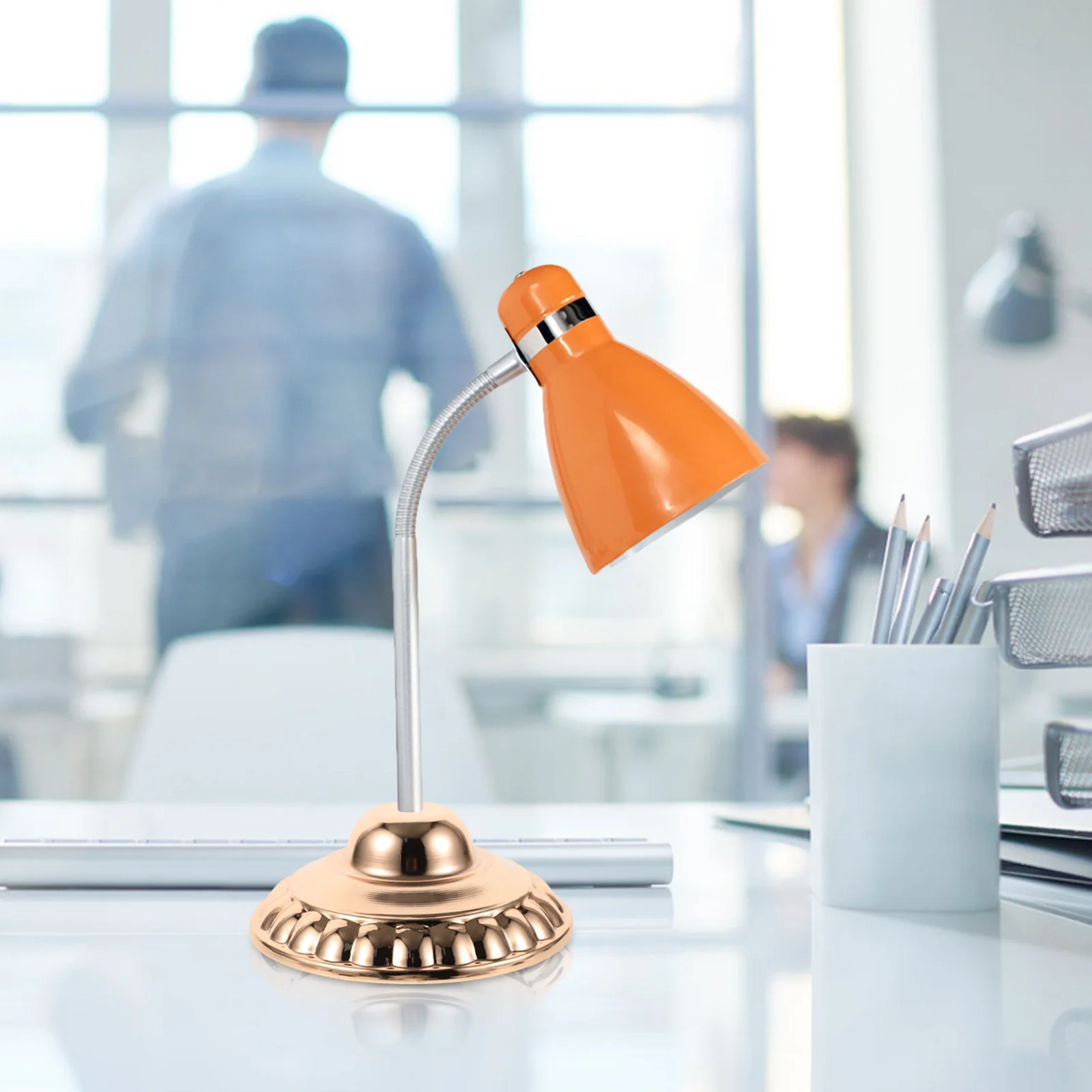 

Round Metal Table Lamp Base Holder for DIY Desk Lamp Replacement Part Solid Iron Base Stand Compatible with Bedroom Living Room